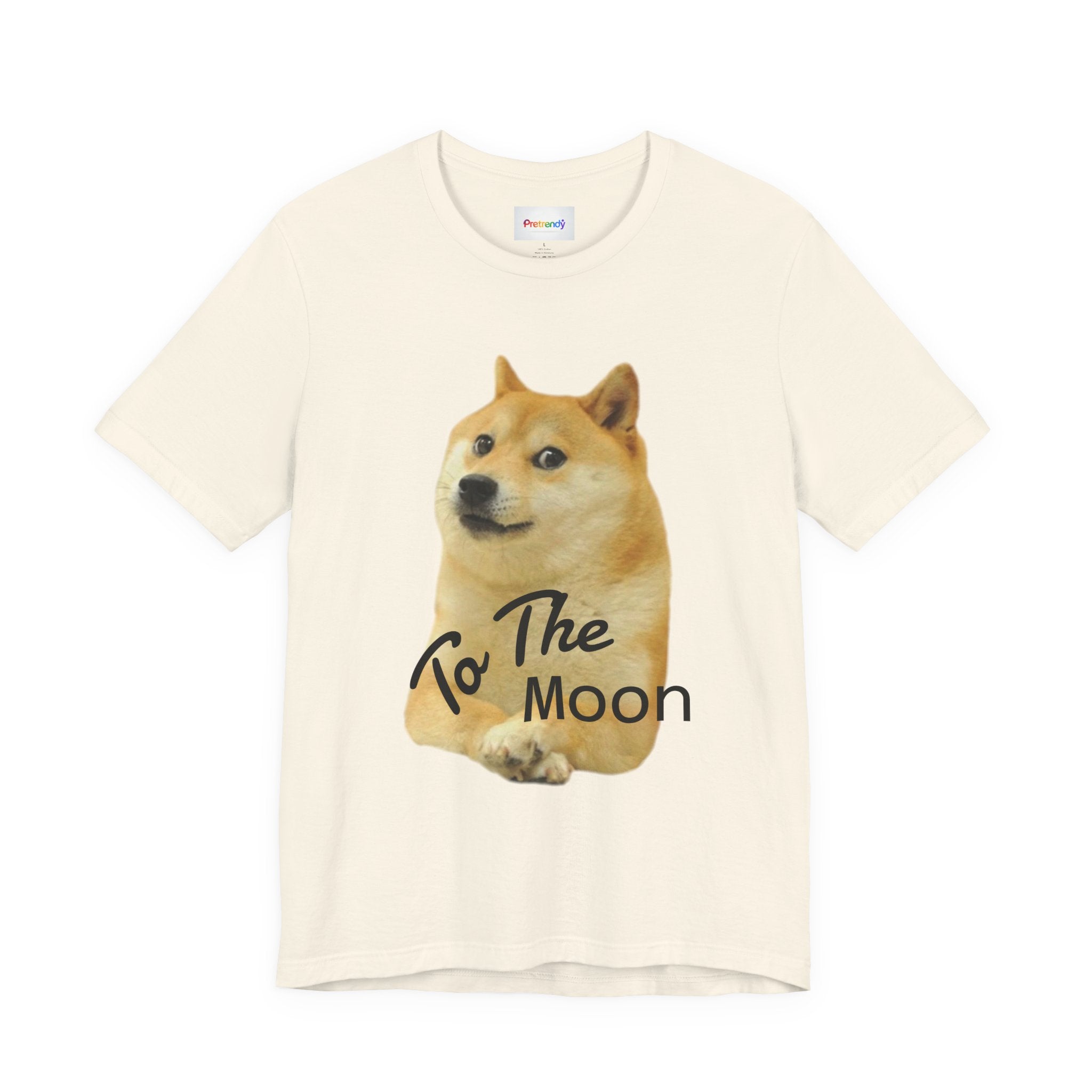 Doge "To The Moon" T‑Shirt — Funny Crypto Meme Tee