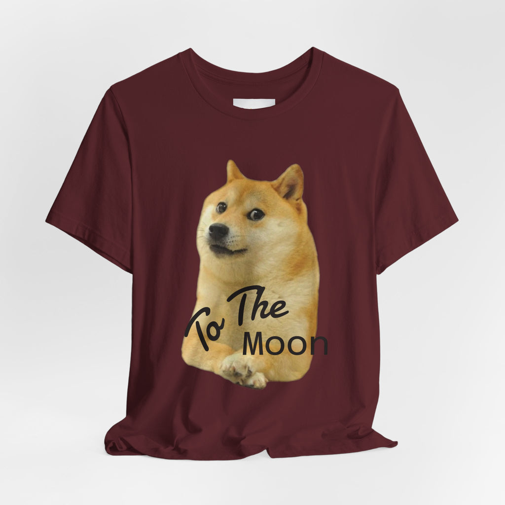 Copy of Doge "To The Moon" T‑Shirt — Funny Crypto Meme Tee